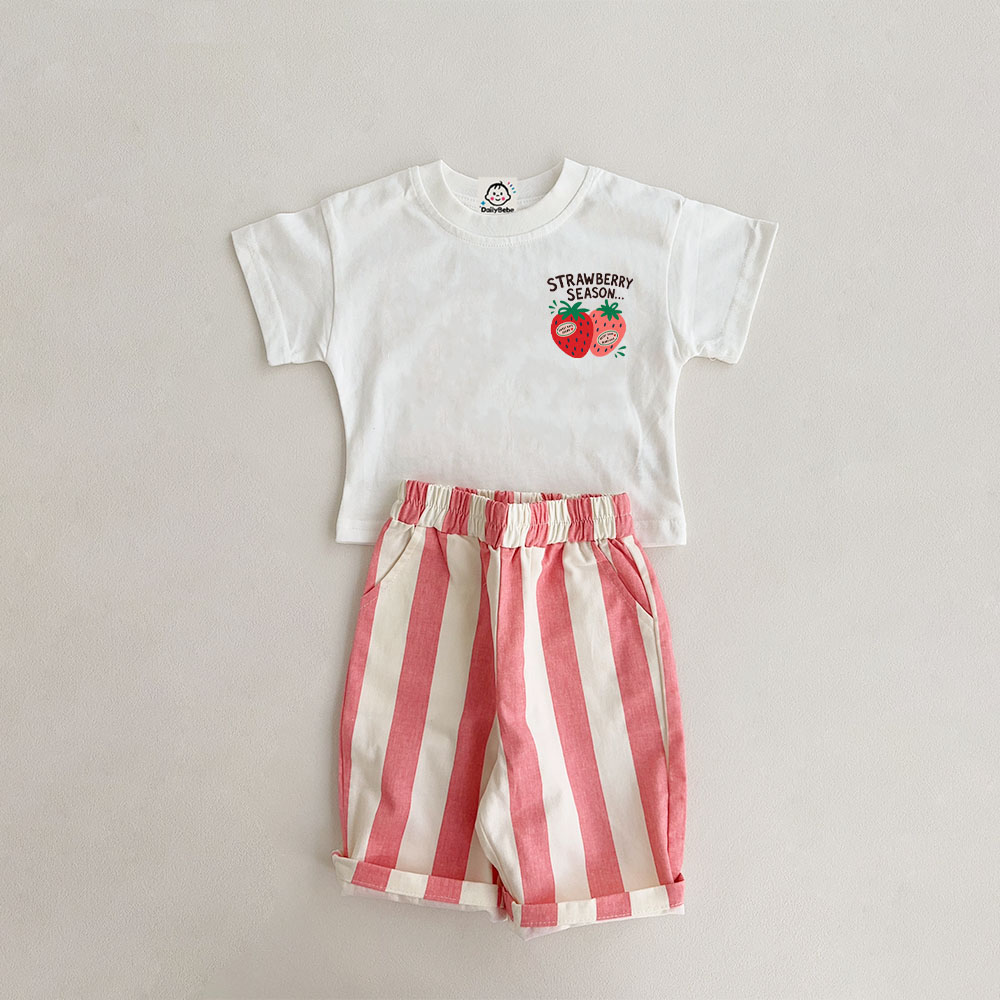STRAWBERRY SEASON Baby Toddler 2-Piece Set