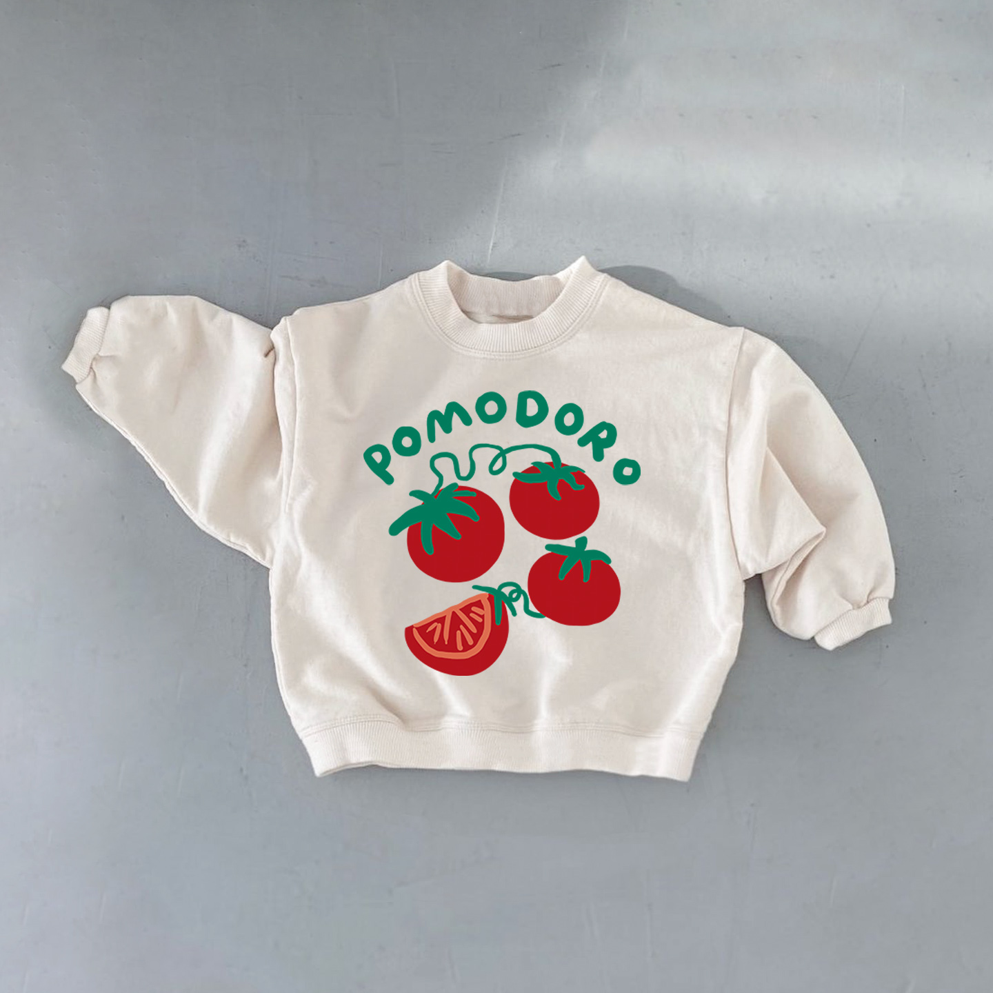 POMODORO Baby Toddler Tomato Sweatshirt