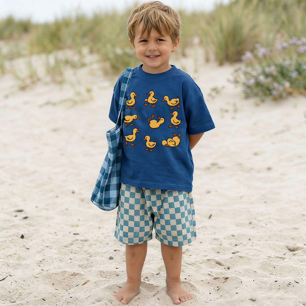 Baby & Kids Duck Checkerboard 2 Piece Set