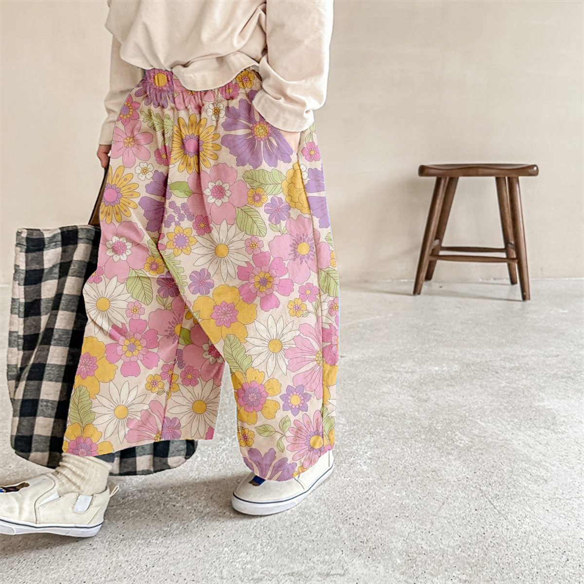 Baby & Kids Floral Pattern Pants