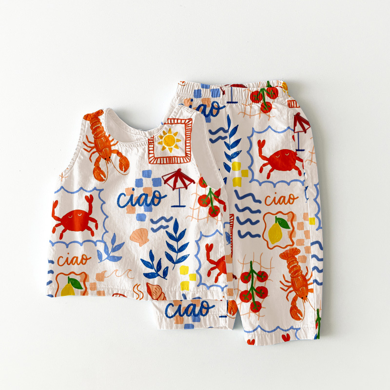 CIAO Baby & Kids Lobster Shell Crab Tomato Beach Sets