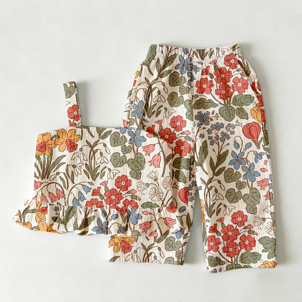 Baby & Kids Garden Flowers Beach 2-Piece Set