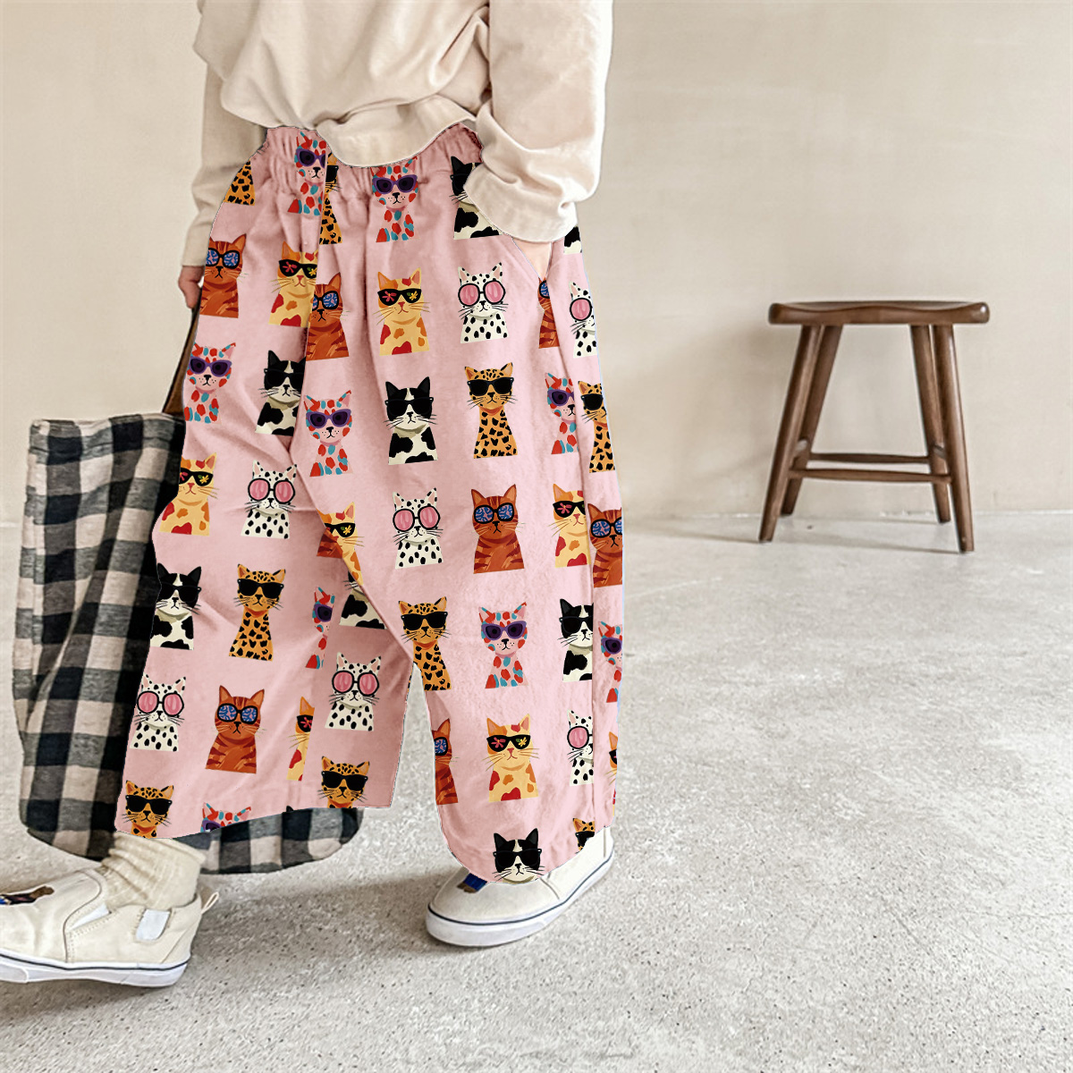 Baby & Kids Cats Pattern Pants