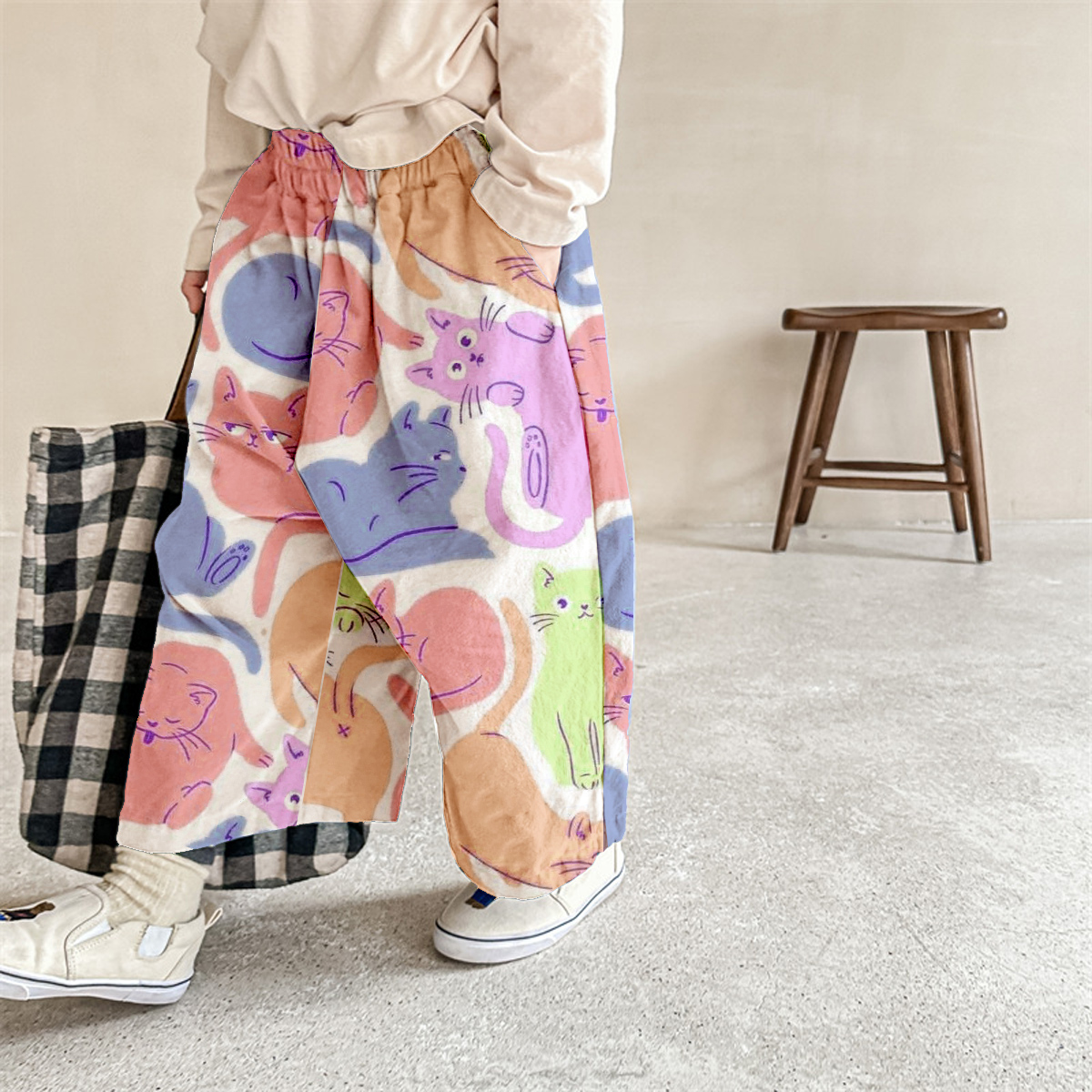 Baby & Kids Cats Print Pants