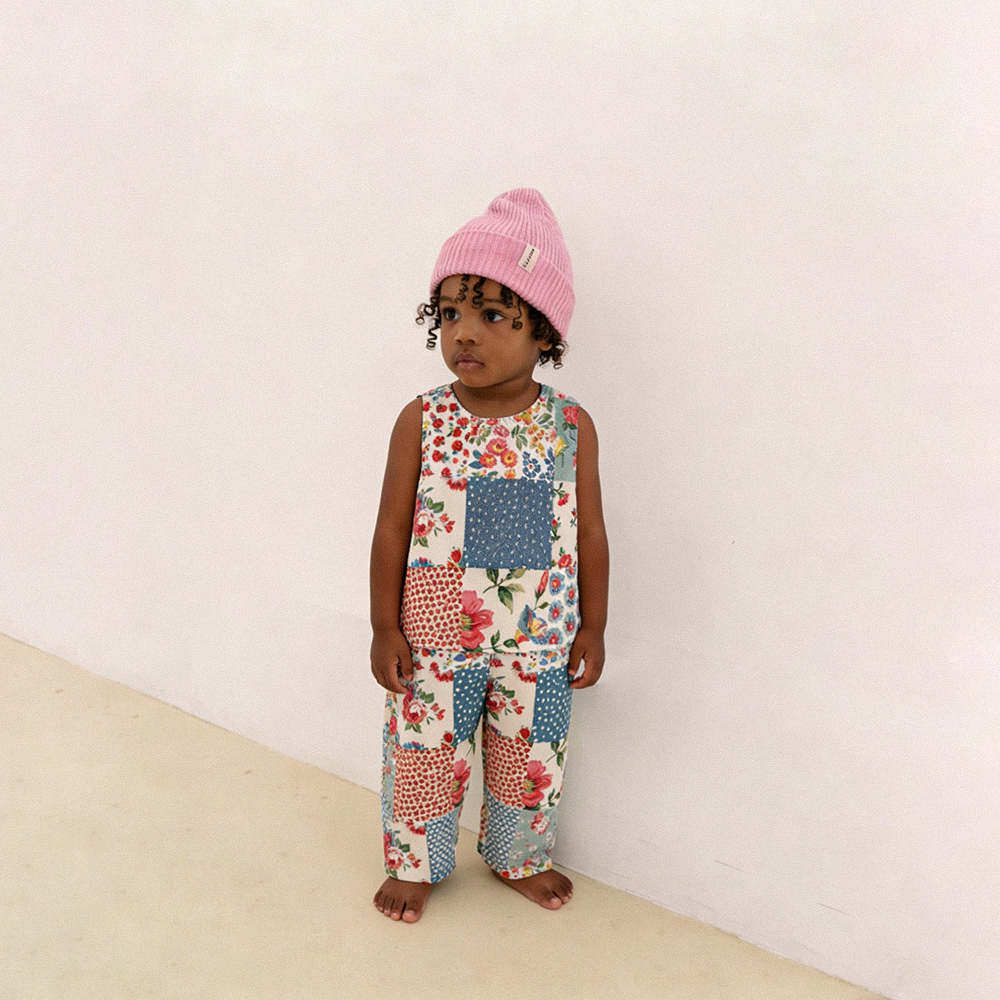 Baby & Kids Flowers Plaid Print Sets