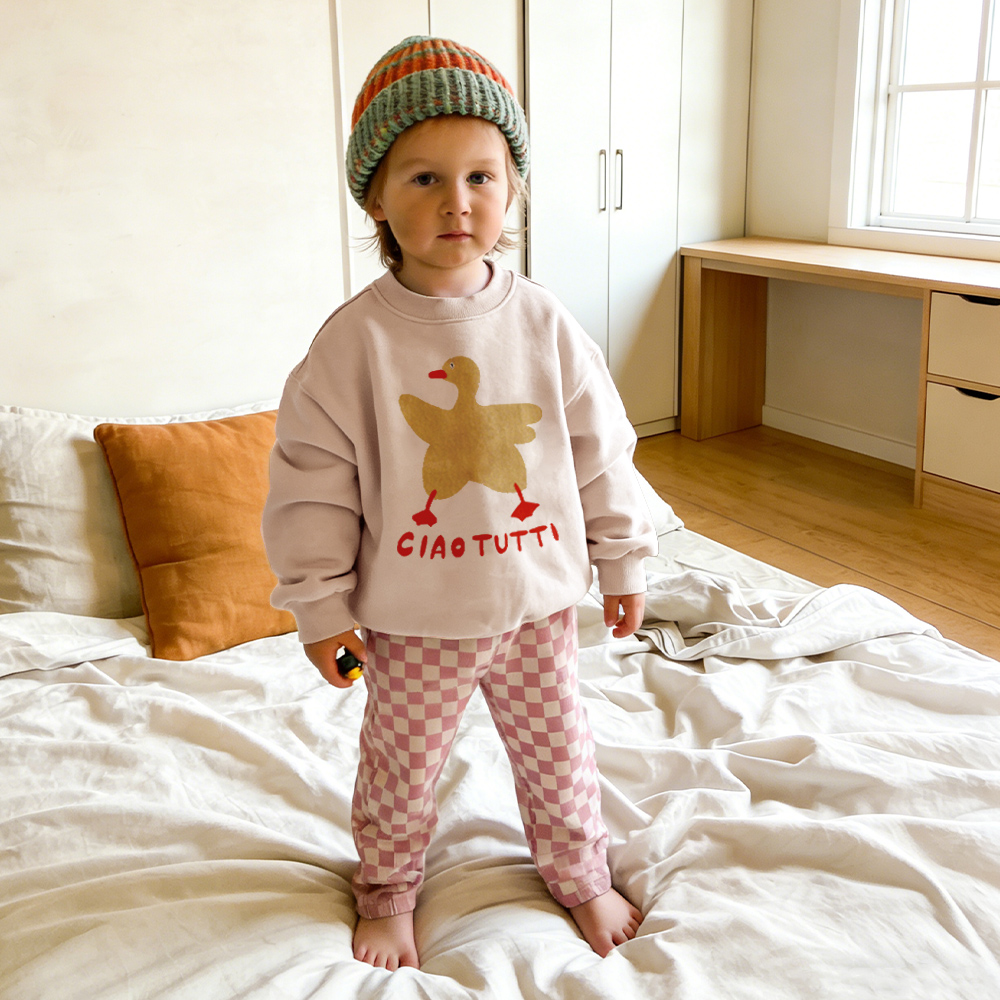 The CIAO TUTTI Baby & Kids Goose Pattern Sweatshirt