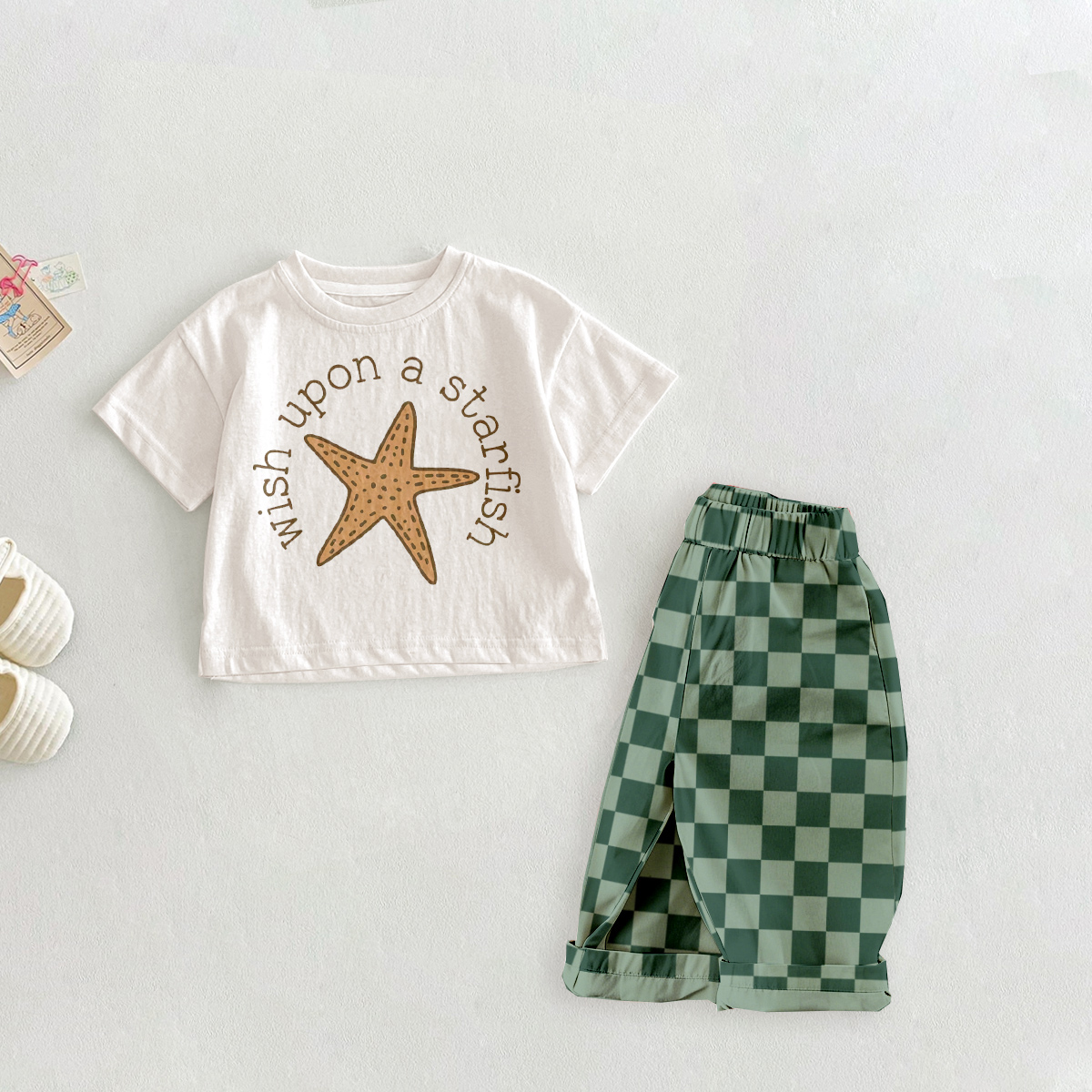WISH UPON A STARFISH Baby & Kids Pattern Checkerboard Set