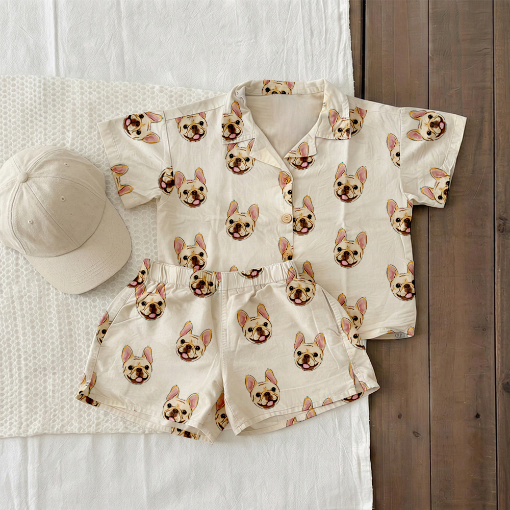 Baby & Kids Dog Lapel Beach Sets