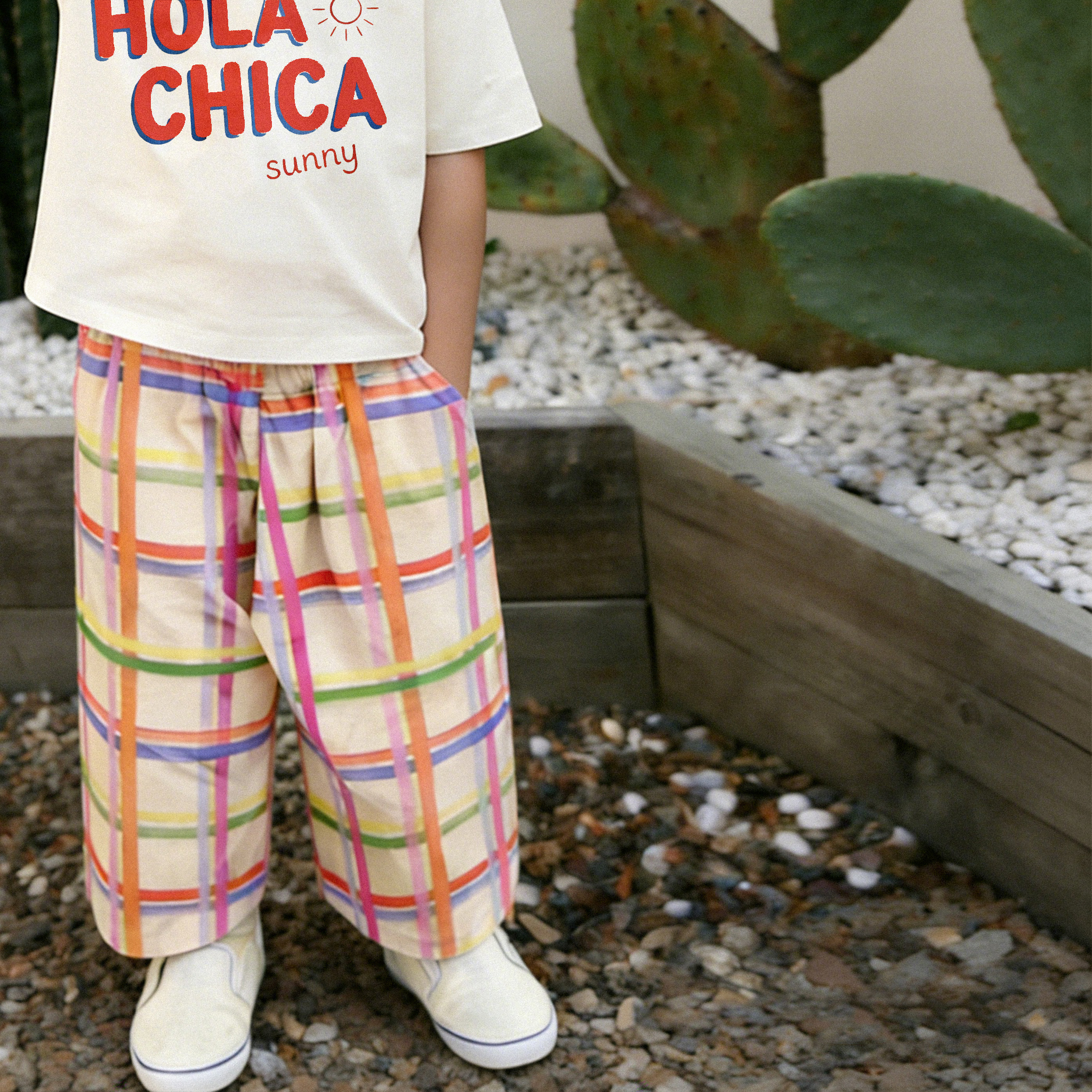 Baby & Kids Colorful Plaid Print Pants