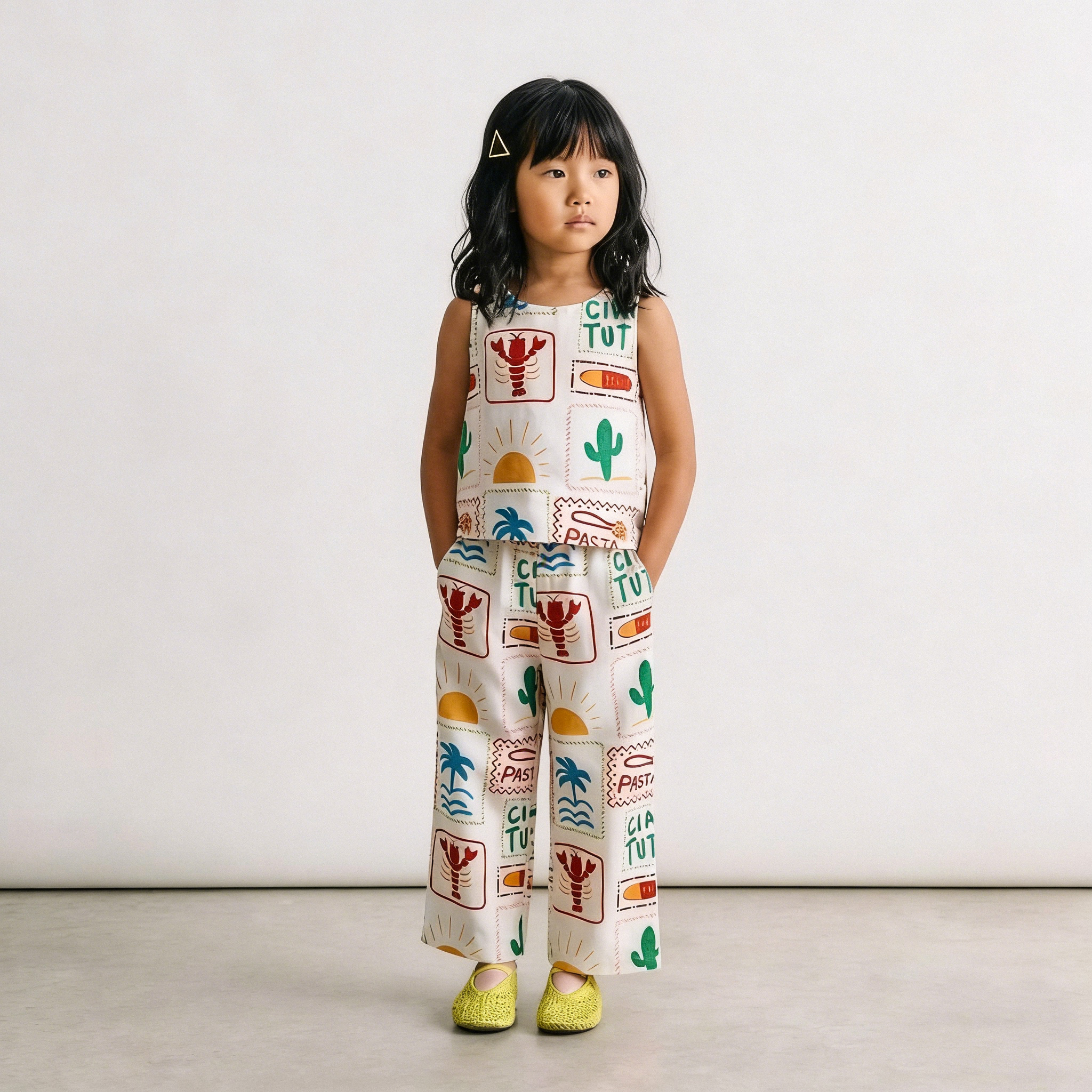 The CIAO TUTTI Baby & Kids Lobster Skateboard Cactus Beach Sets