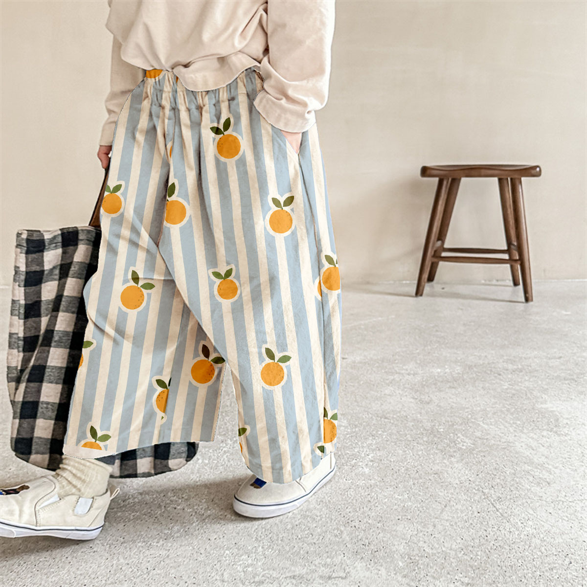 Baby & Kids Lemons Stripe Pants