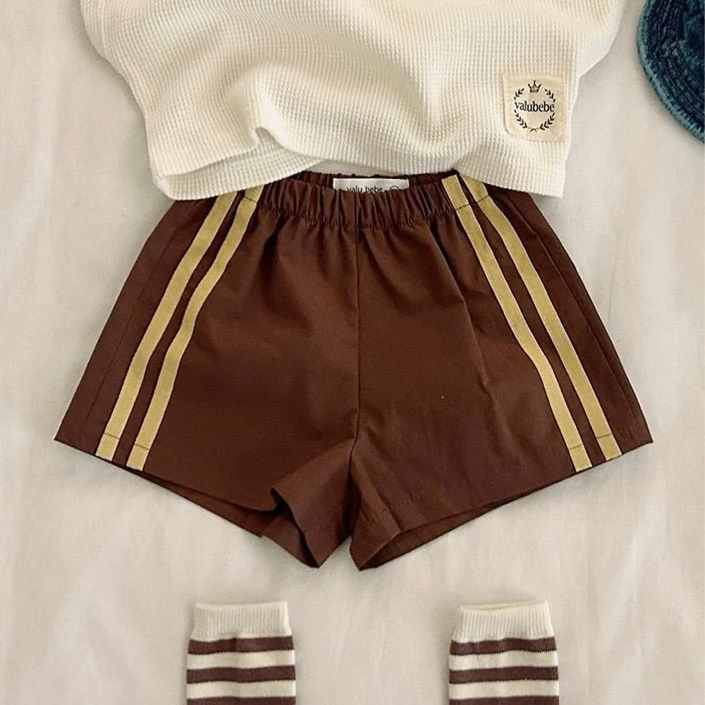 Baby & Kids Stripe Webbing Shorts