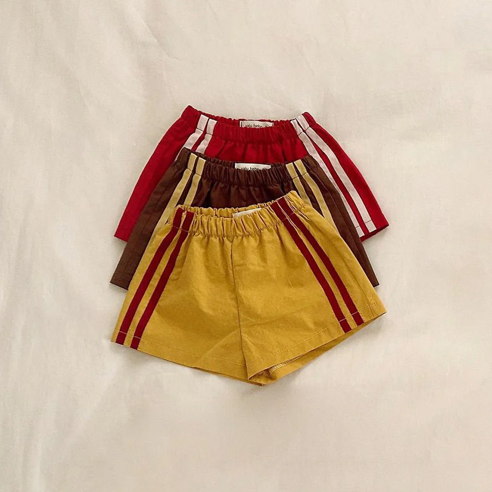 Baby & Kids Stripe Webbing Shorts