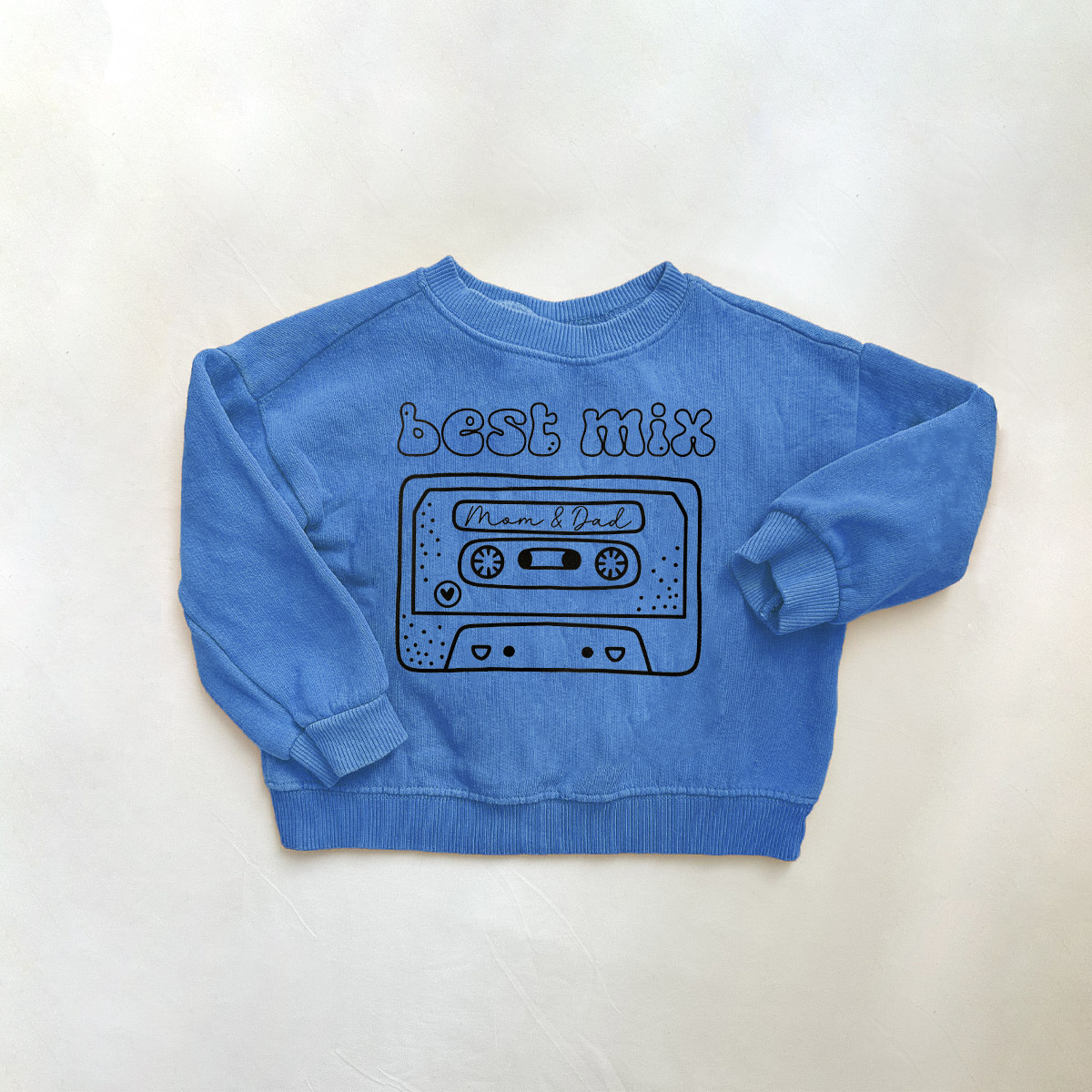 BEST MIX Baby & Kids Pattern Blue Sweatshirt