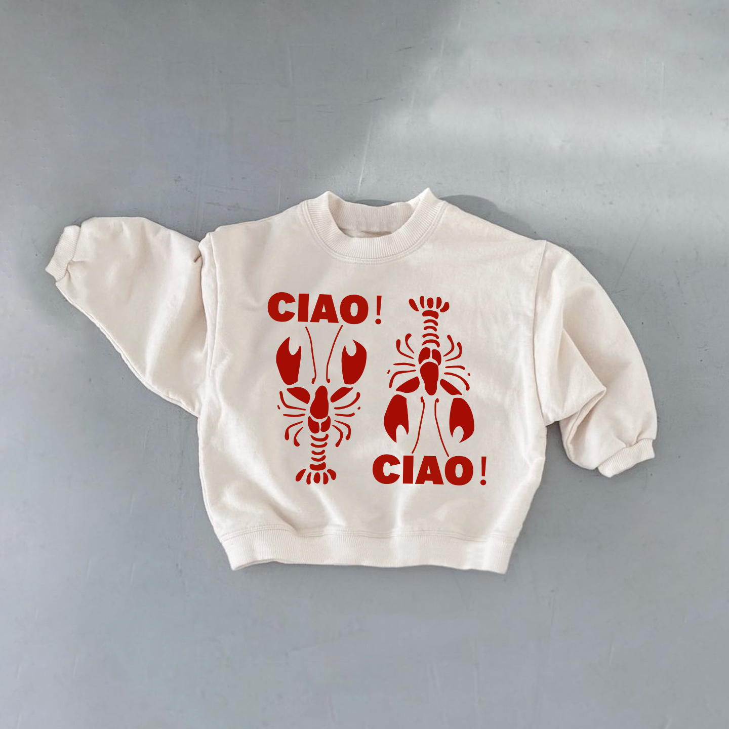 CIAO Baby & Kids Lobster Pattern Sweatshirt
