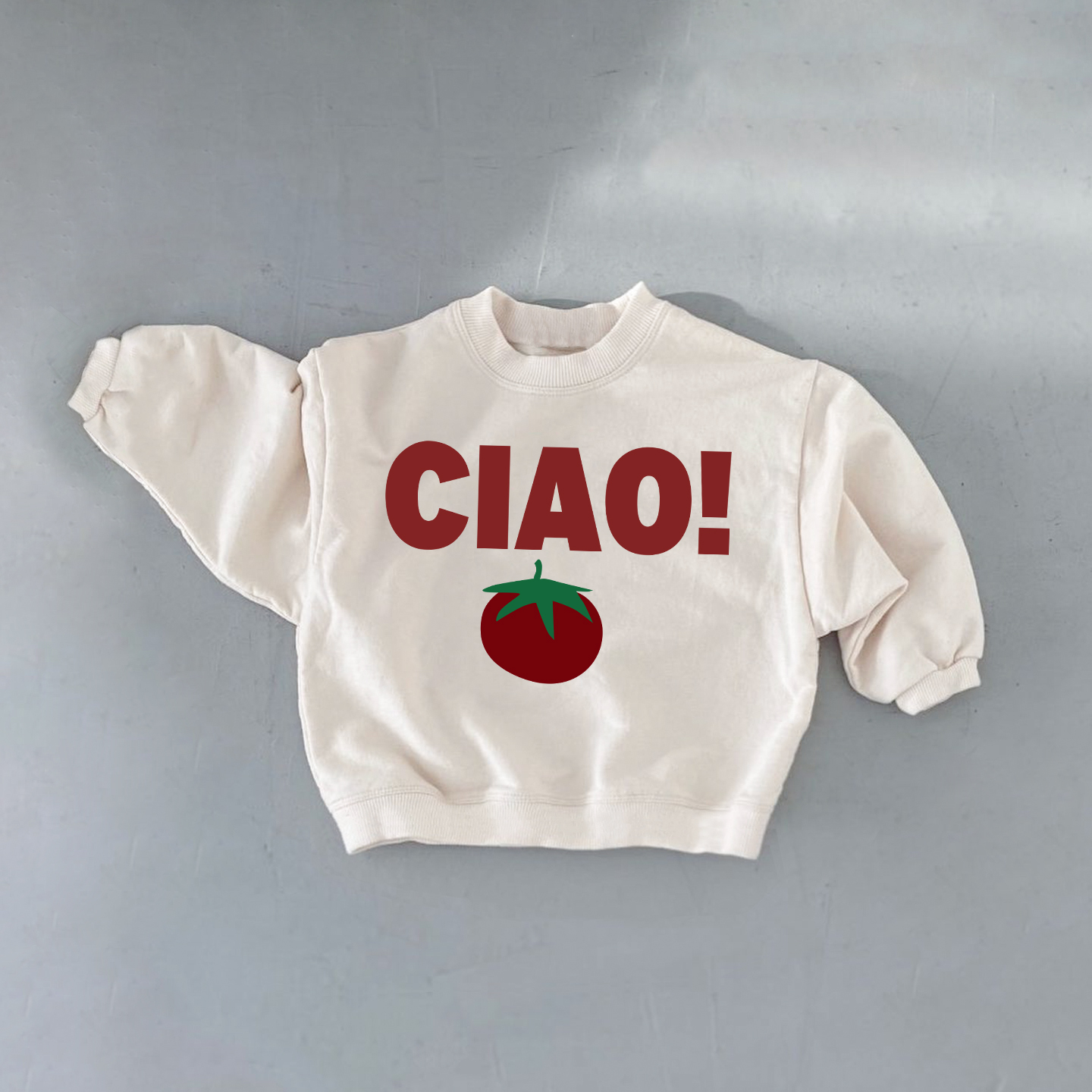 CIAO Baby & Kids Tomato Pattern Sweatshirt