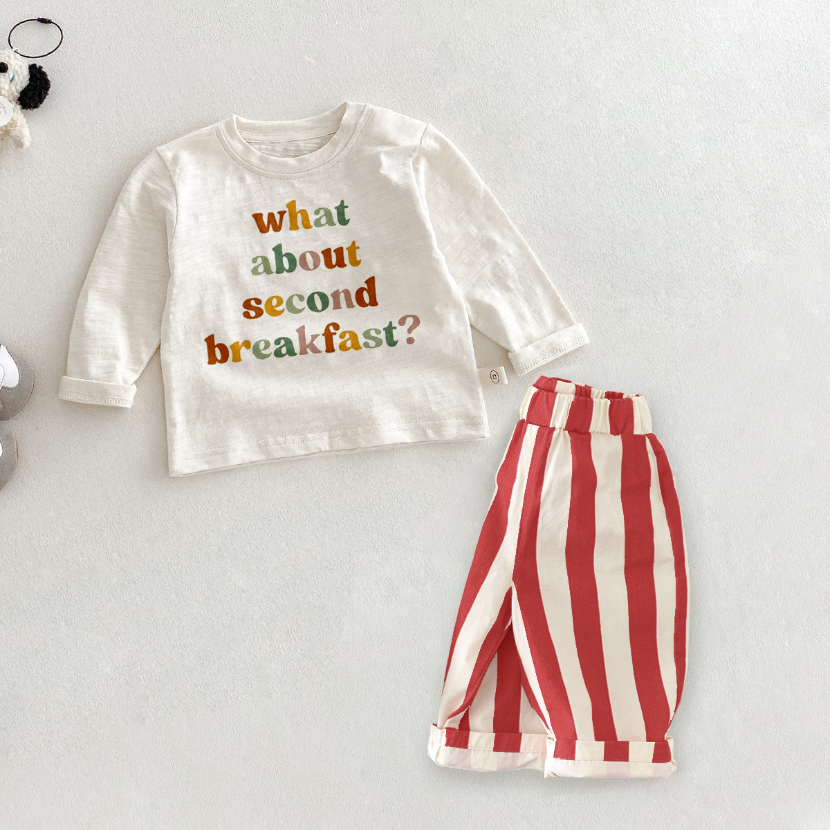 WHAT ABOUT SECOND BREAKFAST Baby Toddler 2 Piece Set