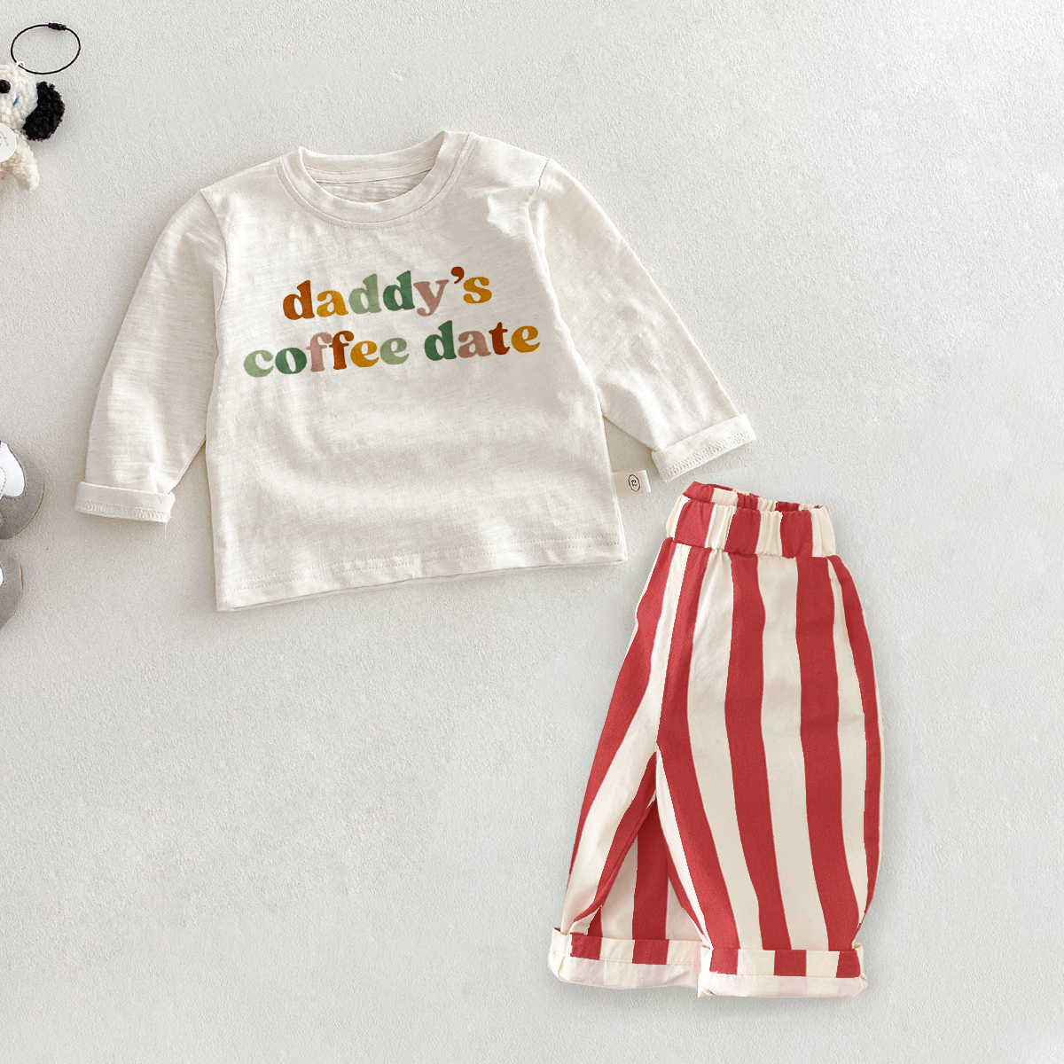 DADDY'S COFFEE DATE Baby Toddler 2 Piece Set