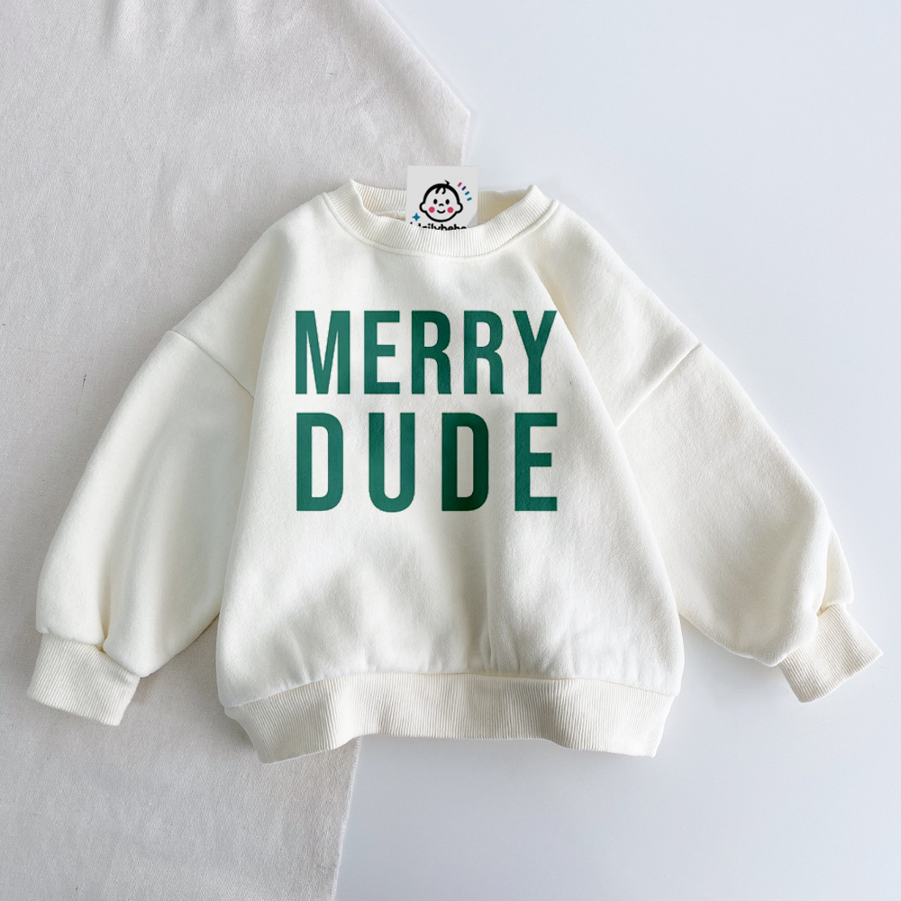 MERRY DUDE Baby Toddler Sweatshirt