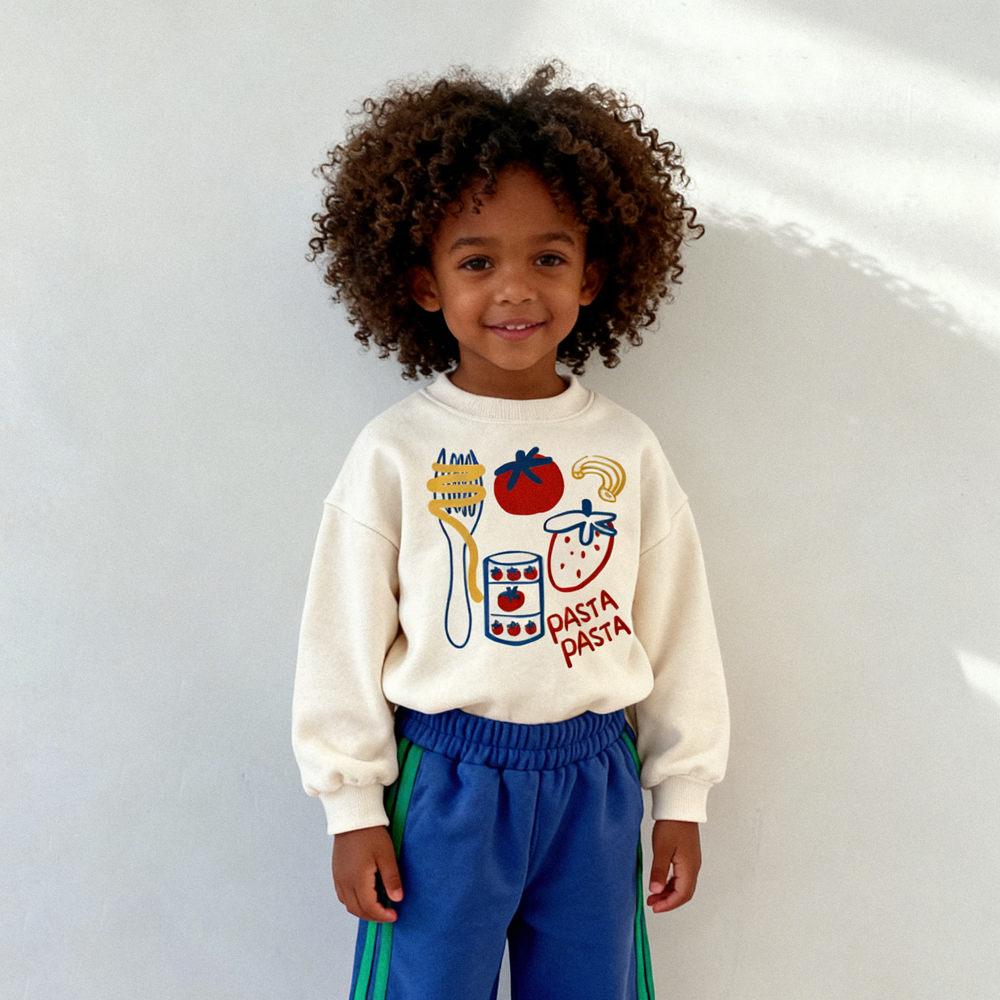 PASTA PASTA Baby & Kids Food Pattern Sweatshirt