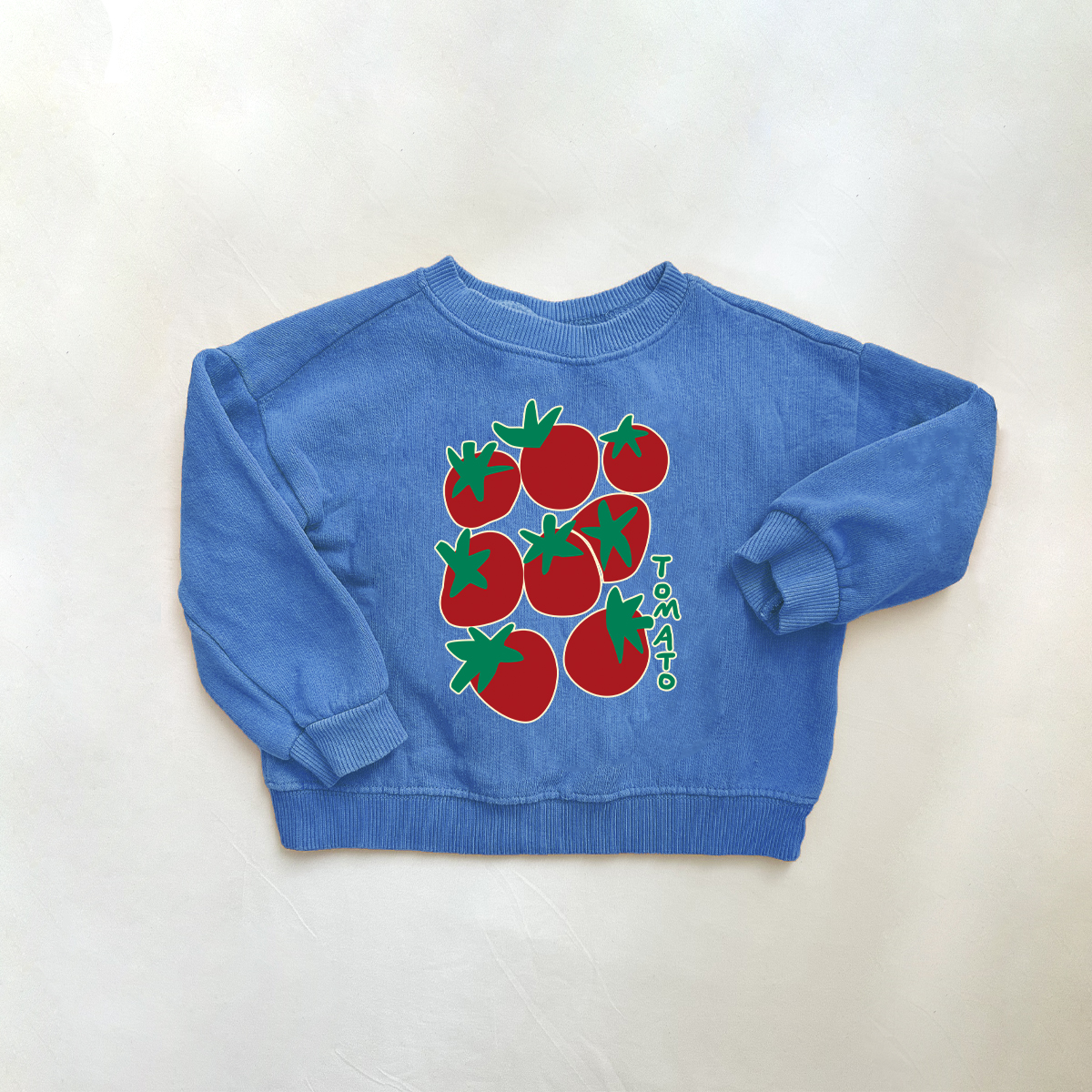 TOMATO Baby & Kids Pattern Blue Sweatshirt