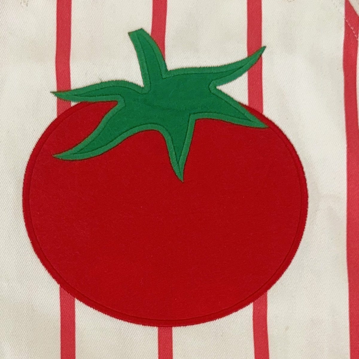 Baby Toddler Tomato Applique Stripe Overalls