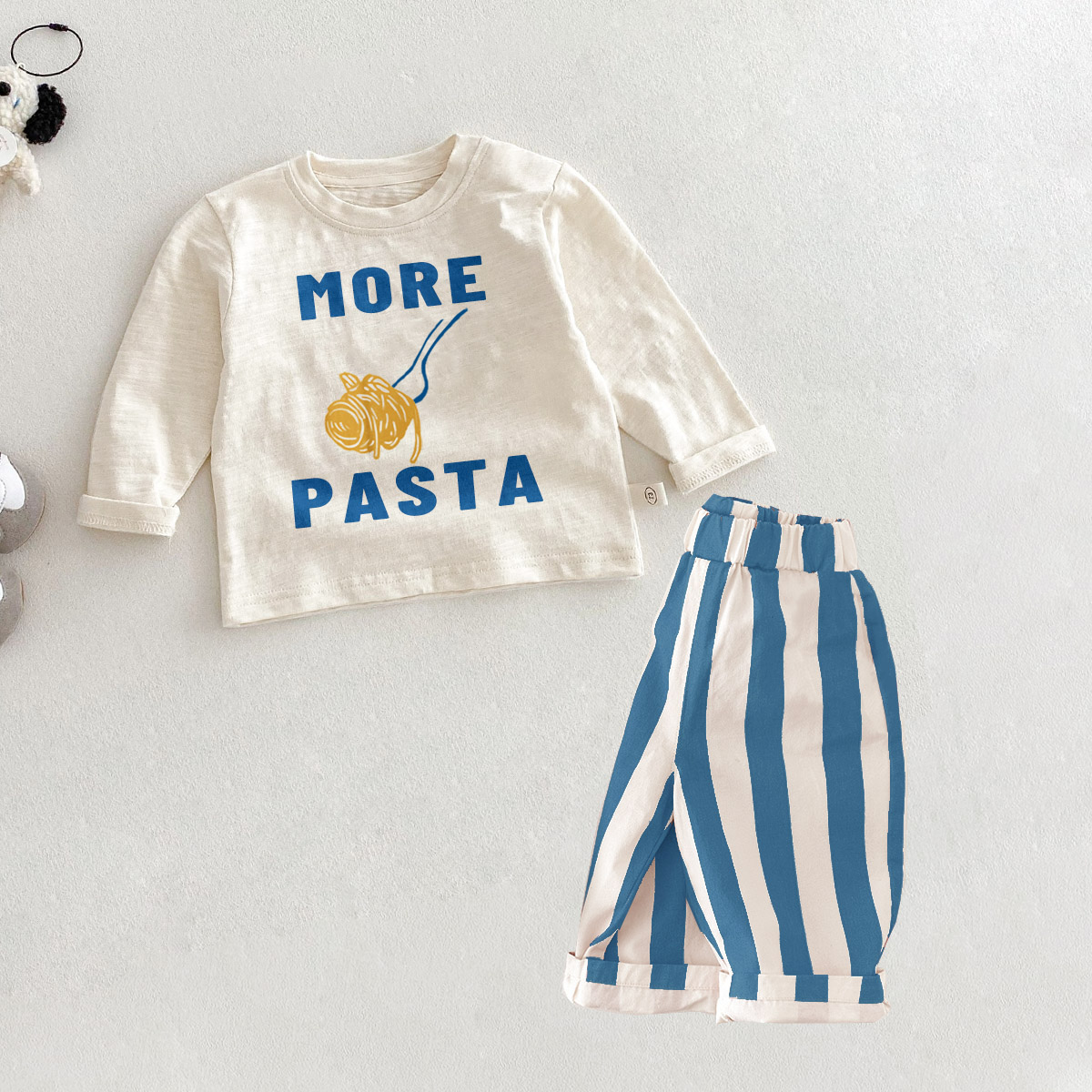 MORE PASTA  Baby Toddler 2 Piece Set