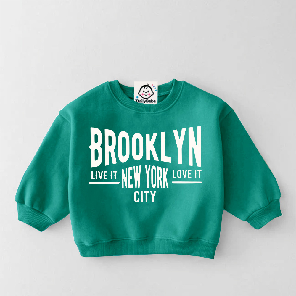 BROOKLYN NEWYORK Baby & Kids Pattern Sweatshirt