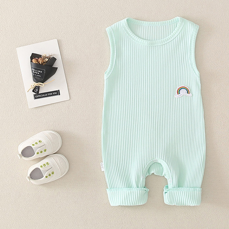 Baby Rainbow Vest Romper