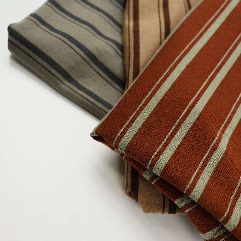 Toddler Horizontal Striped Soft Simple T-shirt