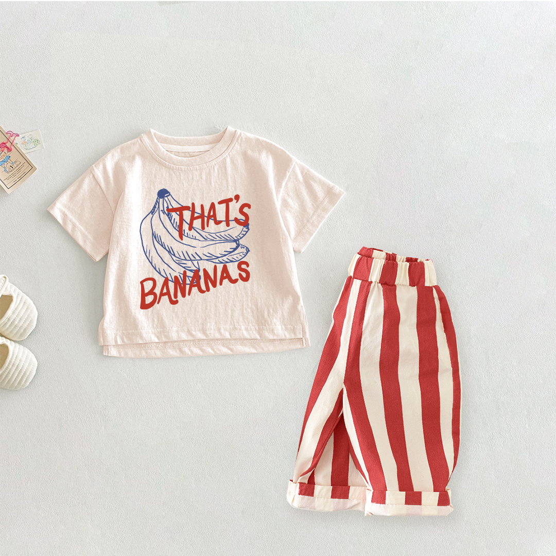 TAHT'S BANANAS Baby 2-Piece Casual Pants Set