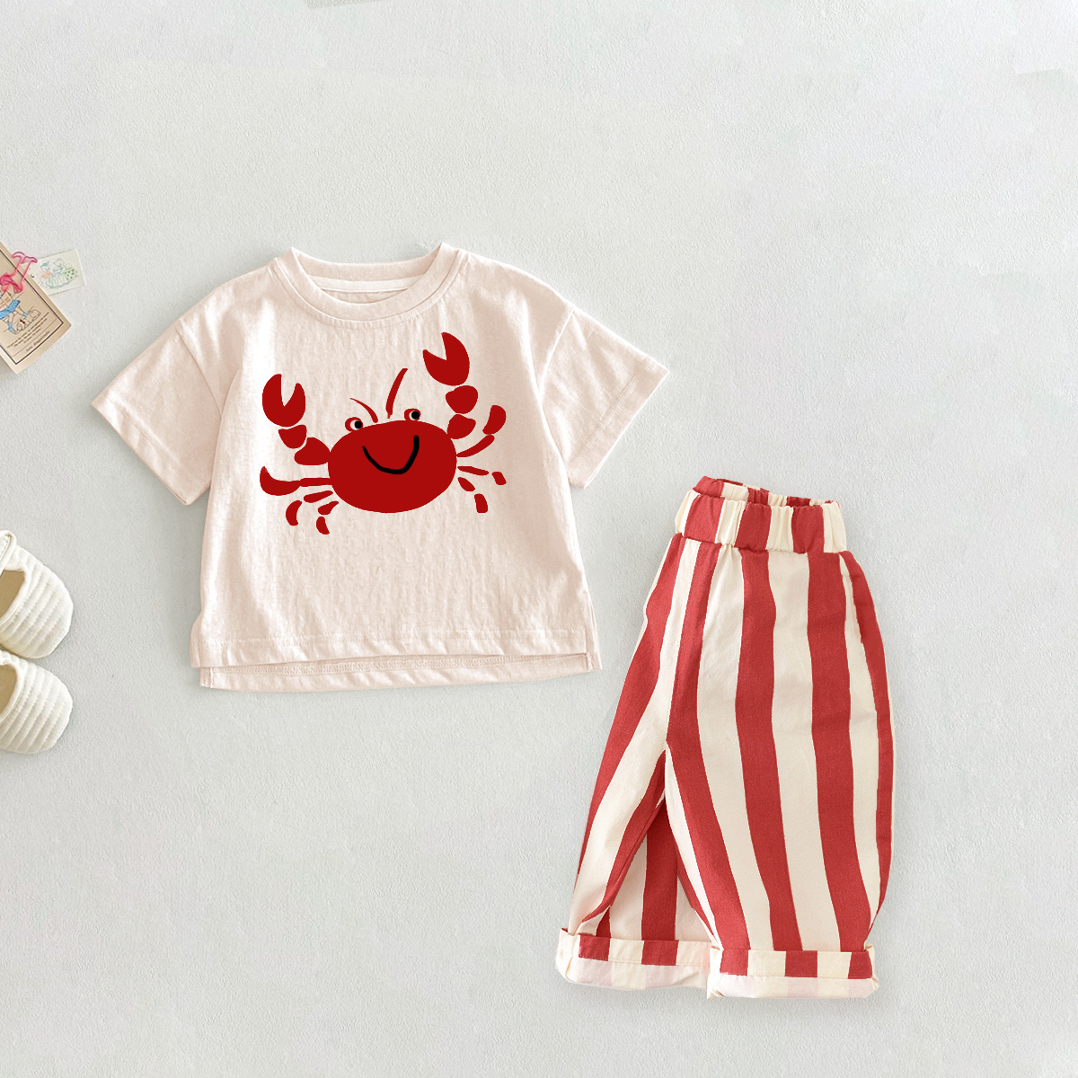 Baby 2-Piece Crab Casual Pants Set
