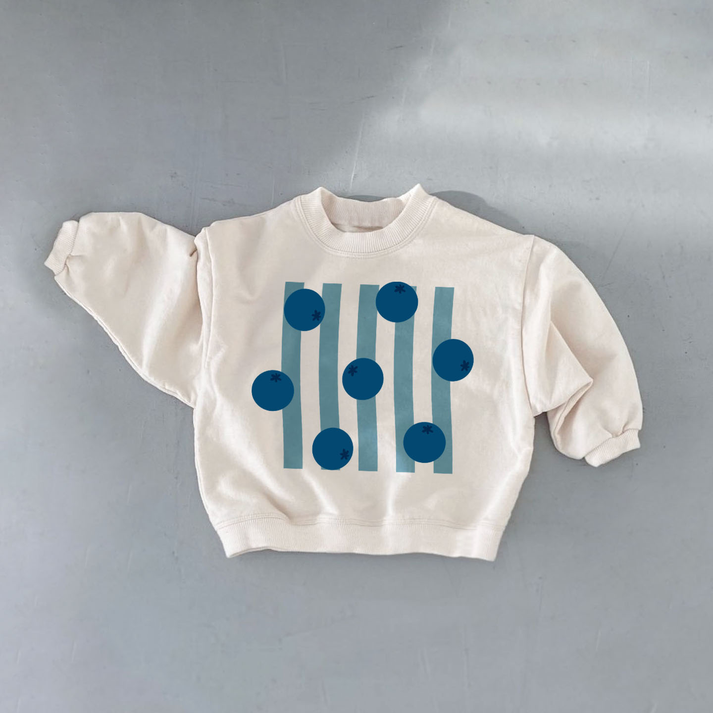 Baby & Kids BlueBerry Stripe Sweatshirt