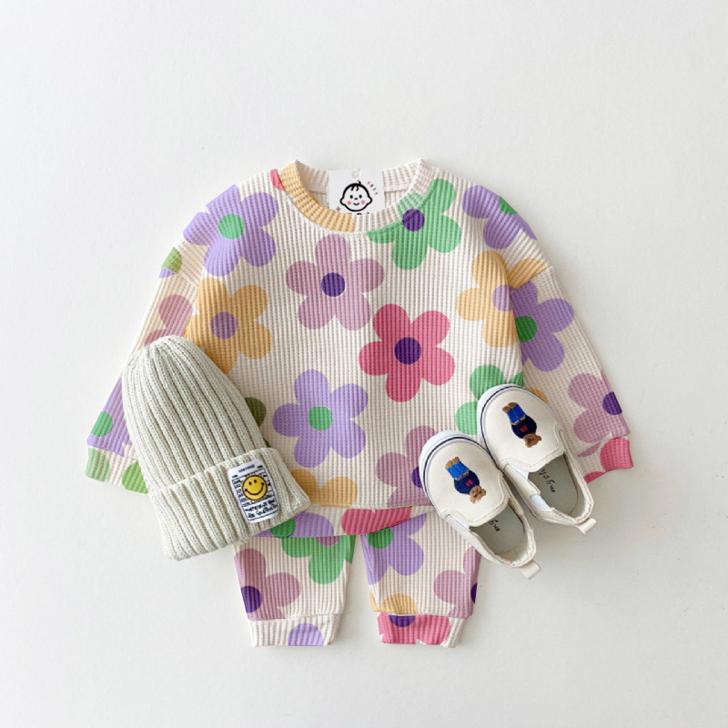 Baby Florals Waffle 2-Piece Set