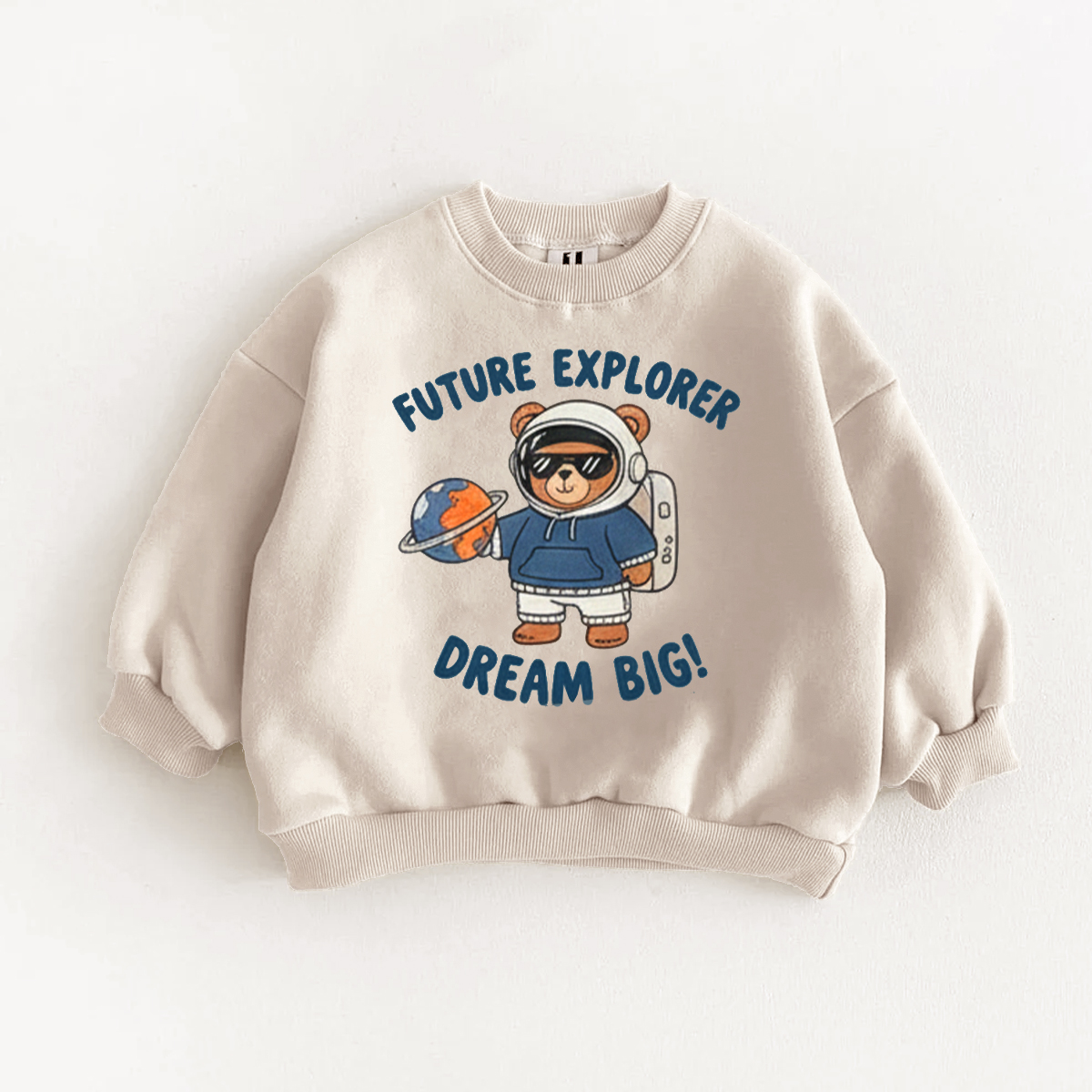 FUTURE EXPLORER Baby & Kids Bear Pattern Sweatshirt