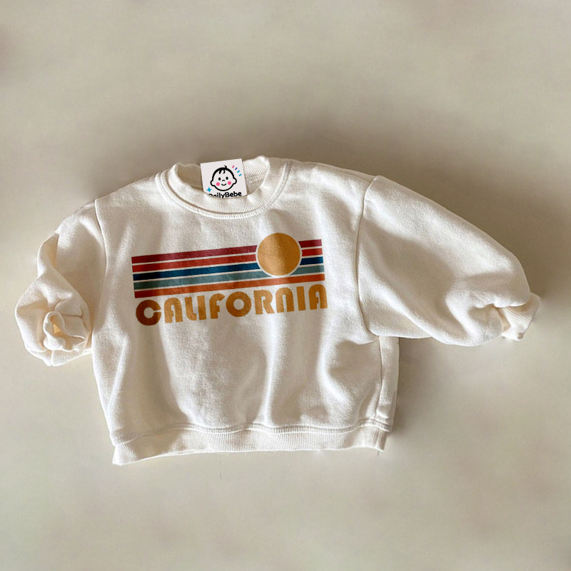 CALIFORNIA Baby & Kids Slogan Sweatshirt