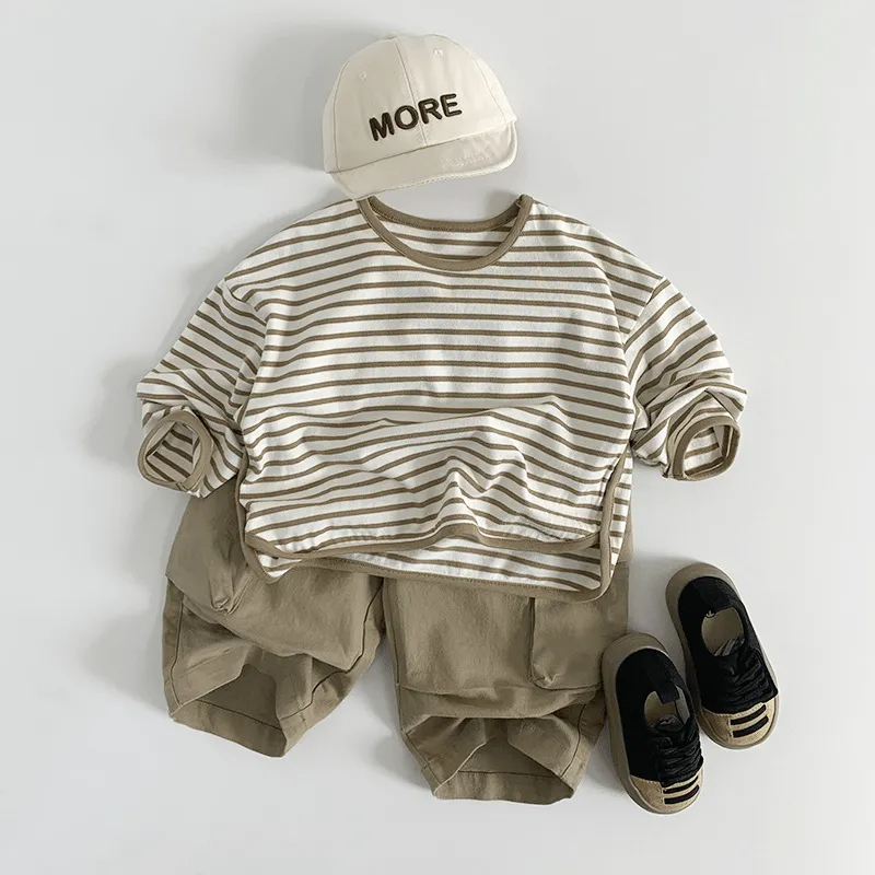 Toddler Stripe Simple Base Layer T-Shirt