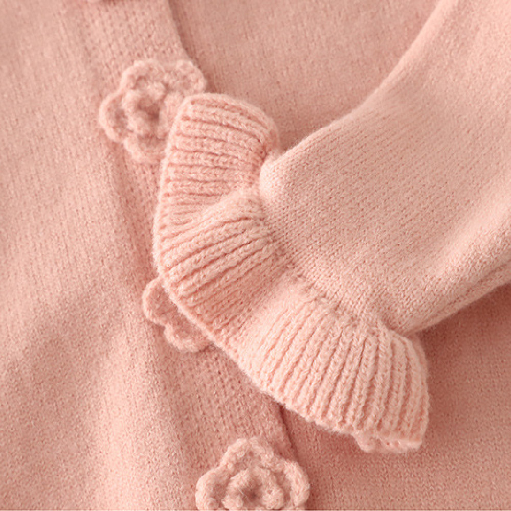 Kids Flowers Sweater 3-Piece Set