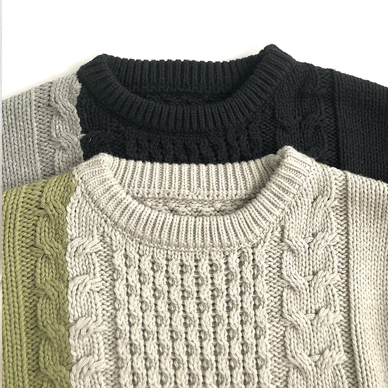 Toddler Twist Color Block Sweater