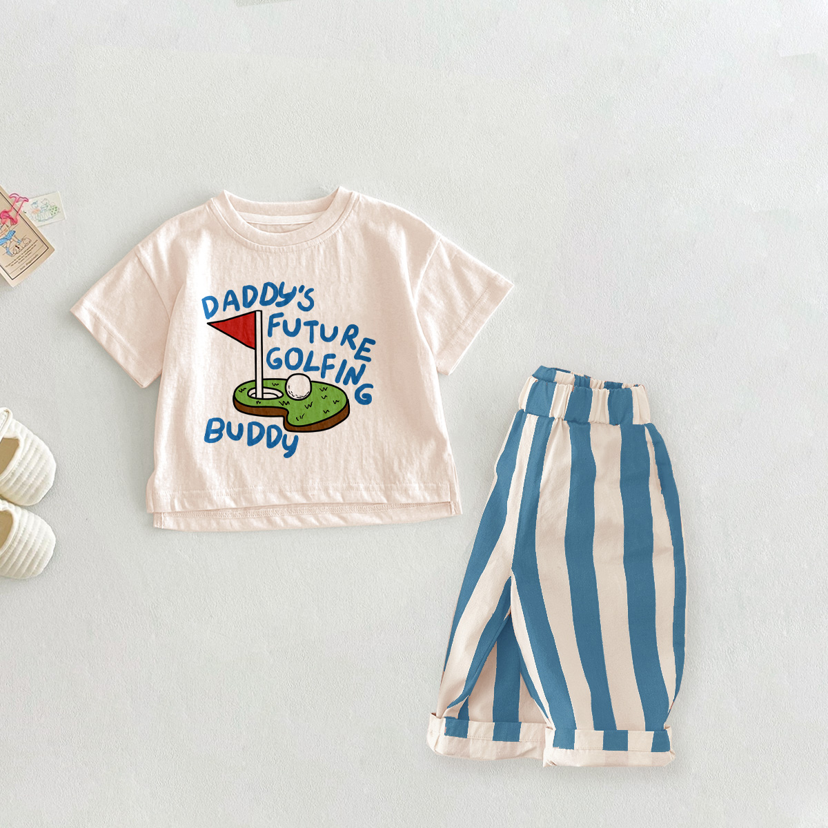 DADDY'S FUTURE GOLFING BUDDY 2-Piece Casual Pants Set