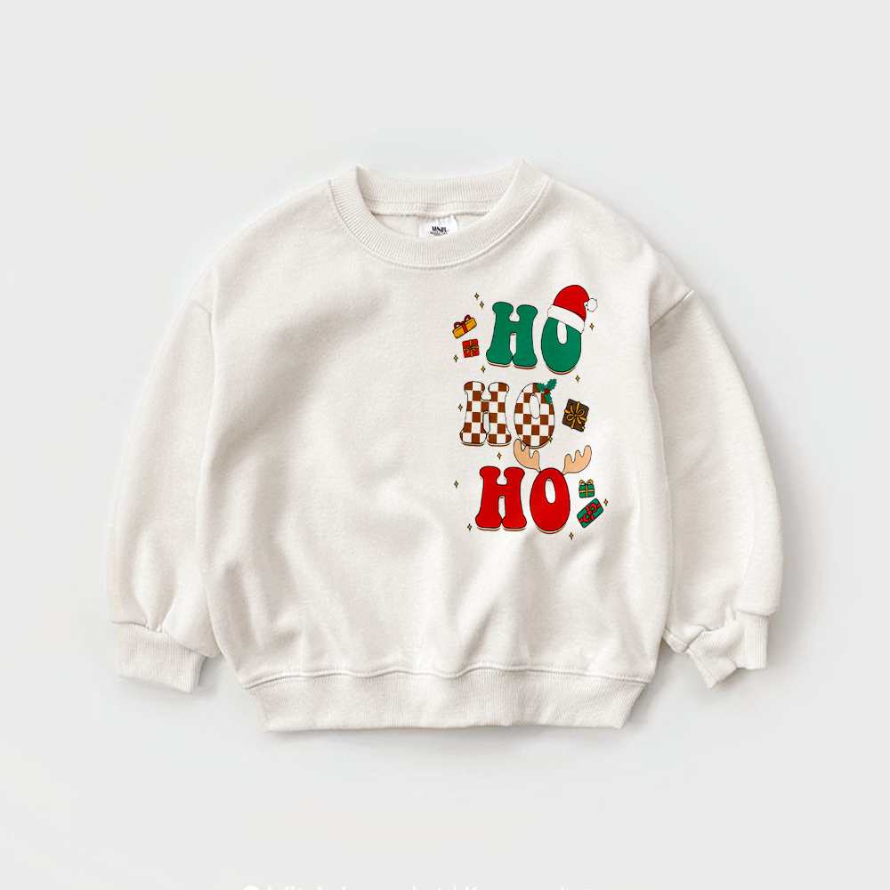 HO HO HO Baby Toddler Christmas Sweatshirt