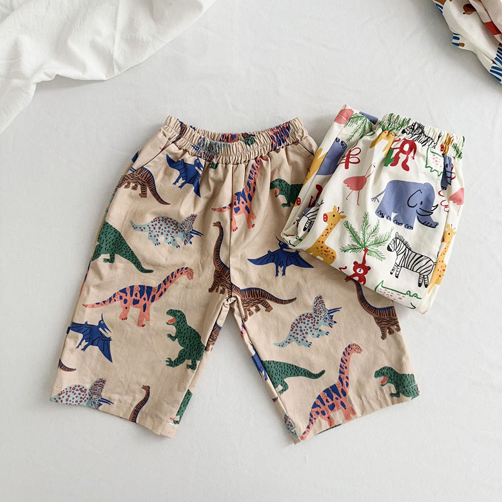 Baby & Kids Dinosaur Print Casual Pants