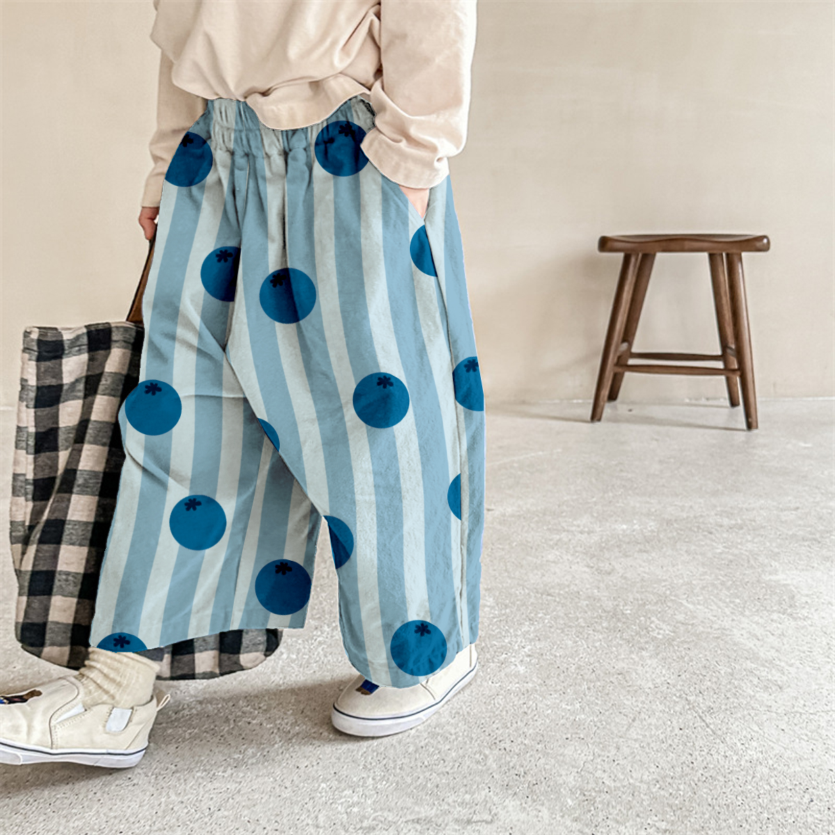 Baby & Kids Blueberry Stripe Pattern Pants