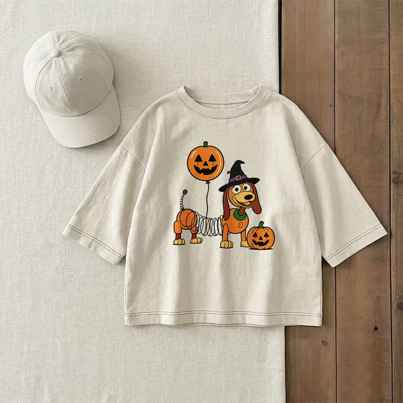 Baby & Kids Slinky Dog Pumpkin T-Shirt (6M-12Y)