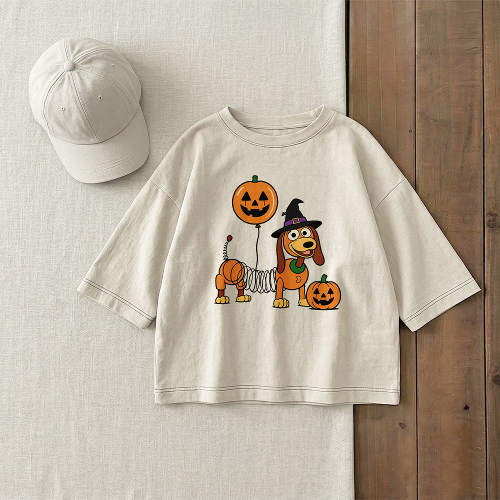 Baby & Kids Slinky Dog Pumpkin T-Shirt (6M-12Y)