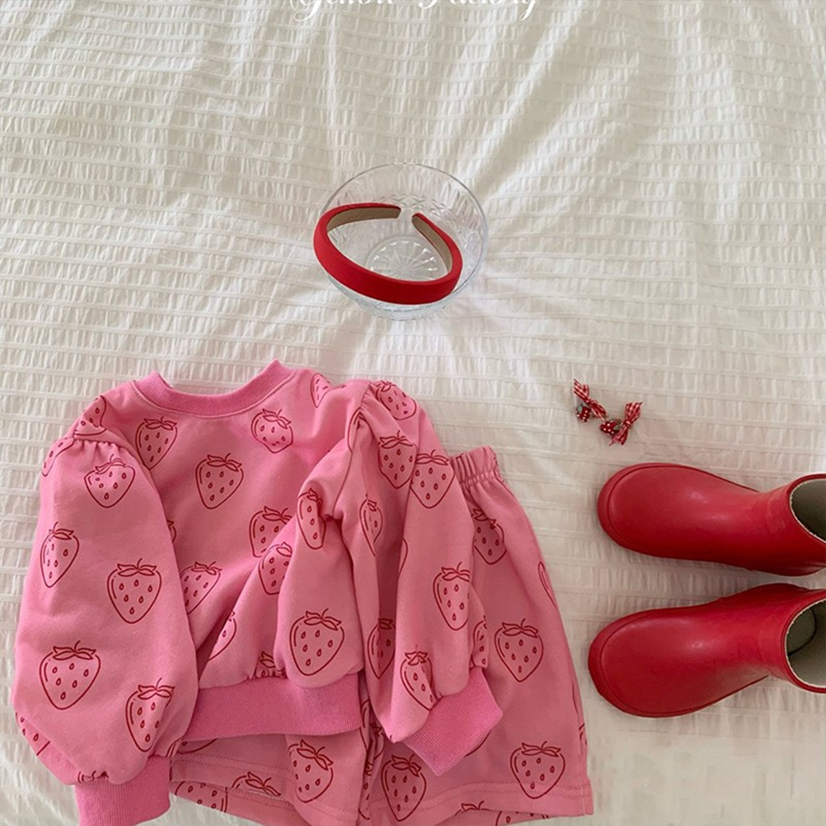 Baby Strawberry Pink 2-Piece Set
