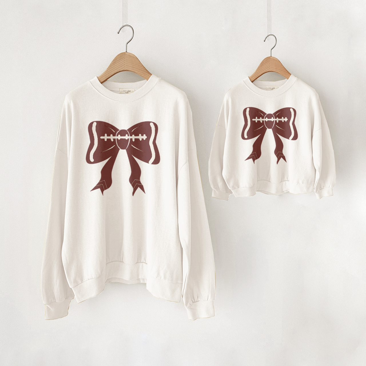 Mama and Me Rugby Bow Sweatshirt