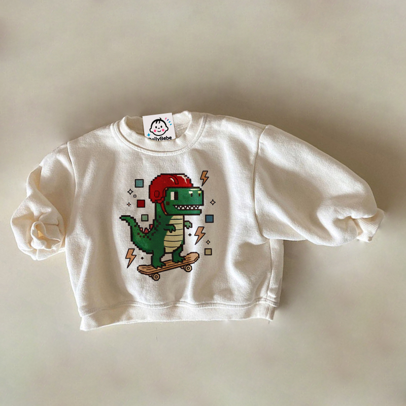 Baby & Kids Dinosaur Skateboard Sweatshirt