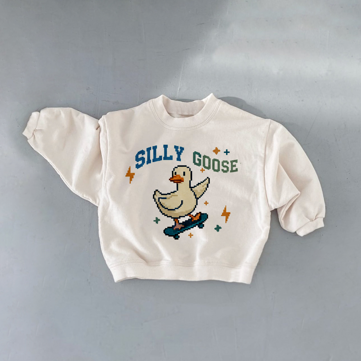 SILLY GOOSE Baby & Kids Skate Goose Sweatshirt