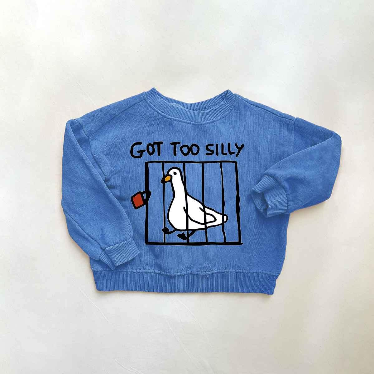 GOT TOO SILLY Baby & Kids Slogan Sweatshirt